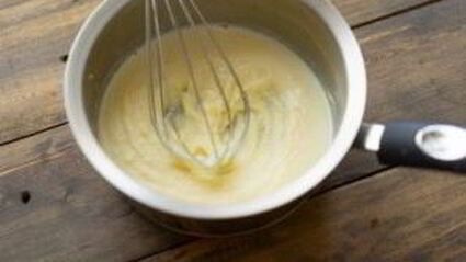 грибы под белым соусом