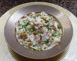 Грибы под соусом Бешамель