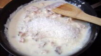 грибы под соусом бешамель