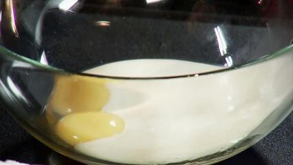 грибы под сырным кастардом