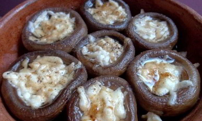 Рецепт грибы под сыром в духовке