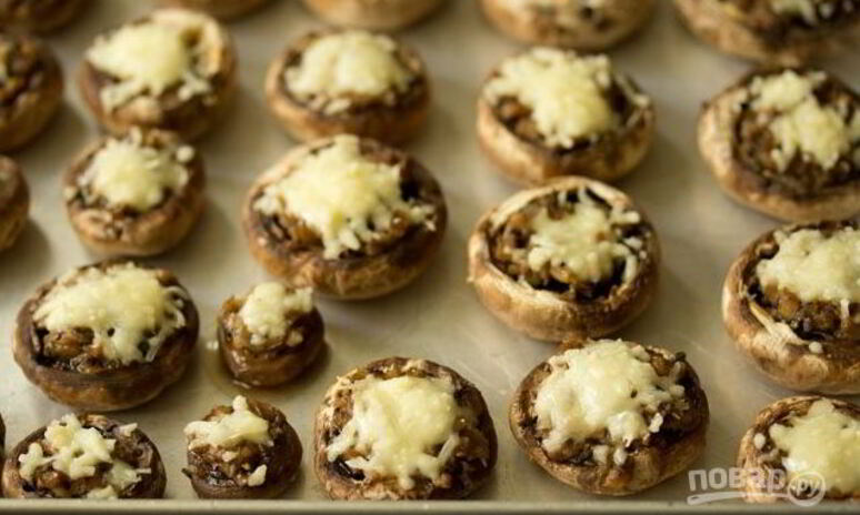 Рецепт грибы шампиньоны в духовке