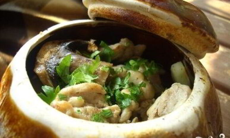 Рецепт грибы в горшочках