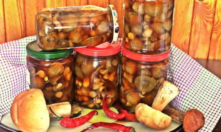 Рецепт грибы в маринаде