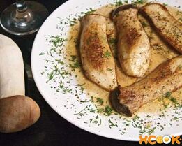 Грибы в сливочном соусе