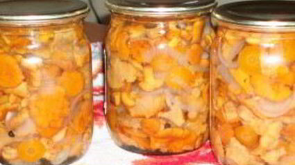 консервированные жареные лисички