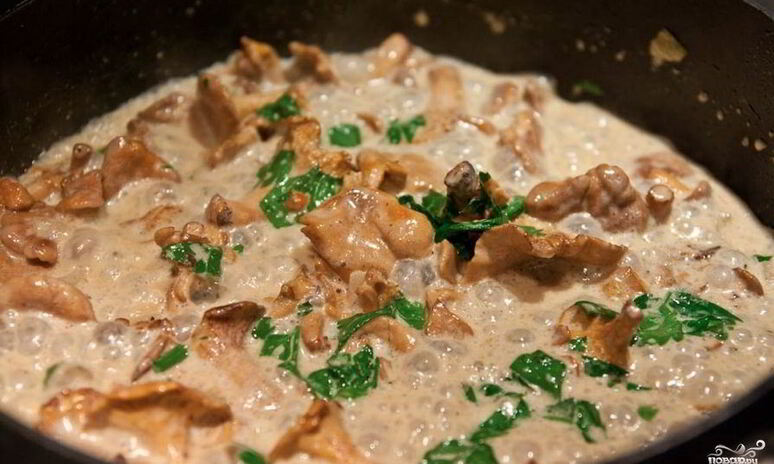 Рецепт лисички в духовке