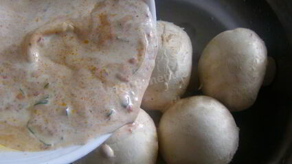 шампиньоны на костре