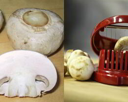 Шампиньоны с чесноком