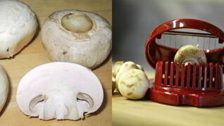 Шампиньоны с чесноком