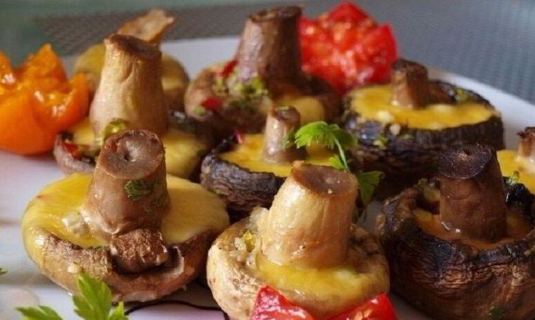 Рецепт шампиньоны с сыром