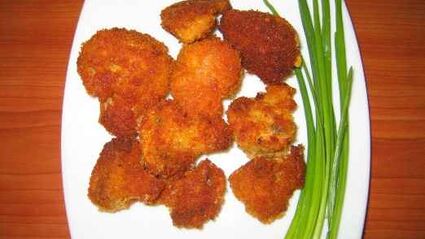 шампиньоны в панировке