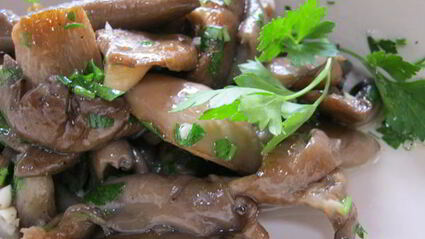 вешенки в чесночном маринаде