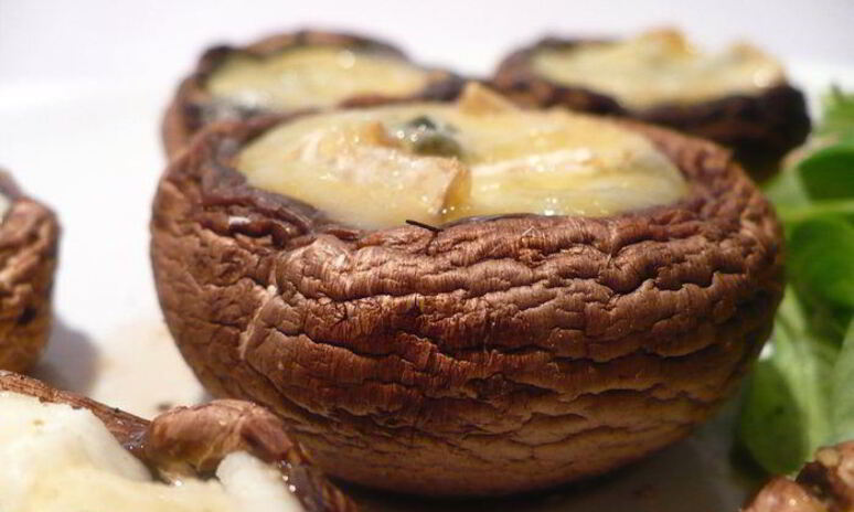 Рецепт запеченные фаршированные шампиньоны