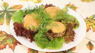 Запеченные шампиньоны