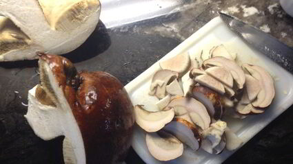 жареные подосиновики