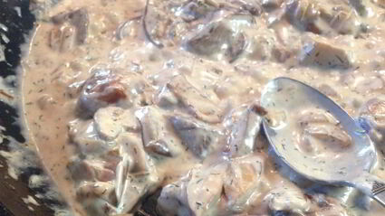 жареные подосиновики