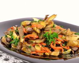 Жареные вешенки