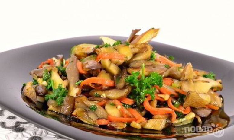 Рецепт жареные вешенки