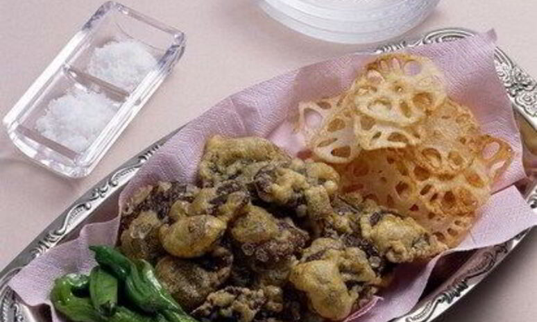 Рецепт золотистые грибы в кляре с зеленым луком