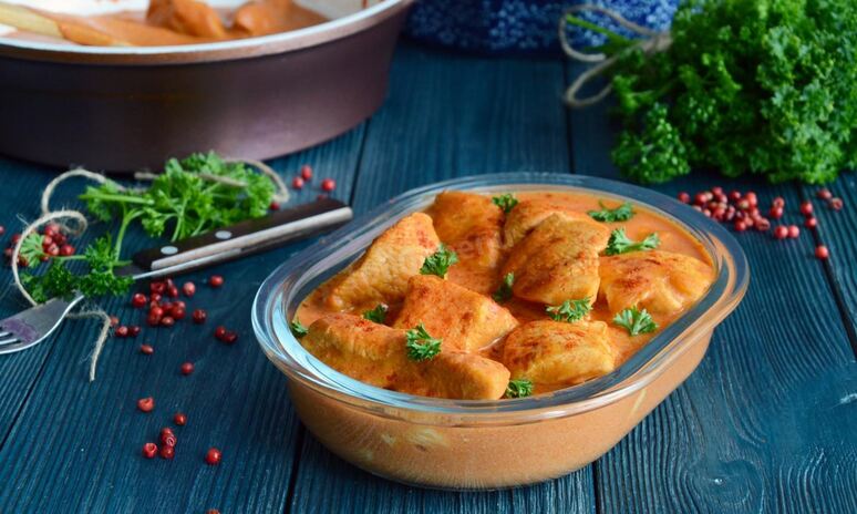 Рецепт гуляш из индейки с подливкой