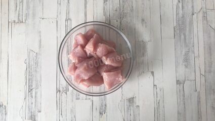 гуляш из индейки с подливкой