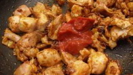 гуляш из кролика с подливкой