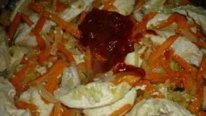 гуляш из куриной грудки