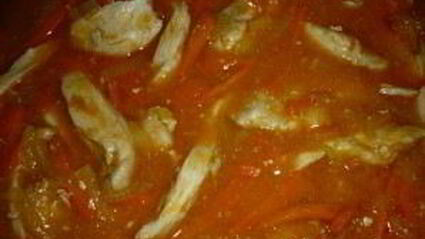 гуляш из куриной грудки