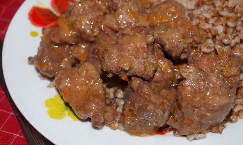 Рецепт гуляш из куриной печени