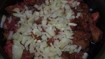 гуляш из куриной печени