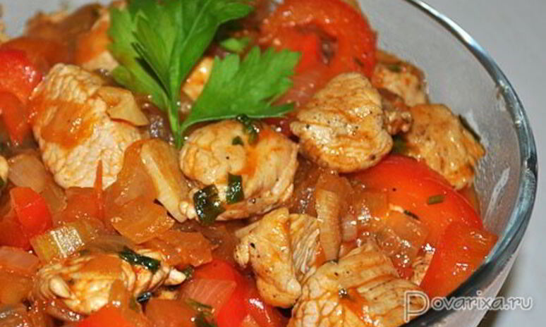 Рецепт гуляш с мясом индейки