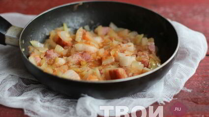 тыквенный гуляш с беконом