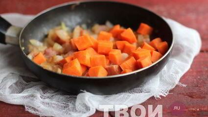 тыквенный гуляш с беконом