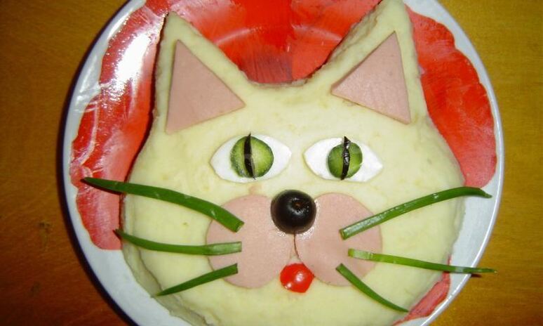 Рецепт картофельное пюре кот