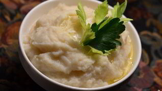 Картофельное пюре с чесноком