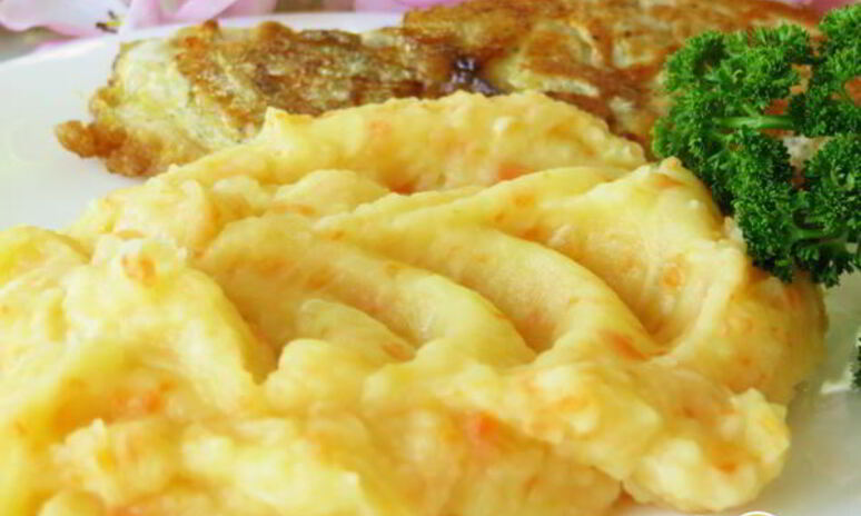 Рецепт картофельное пюре с морковью и сыром пармезан
