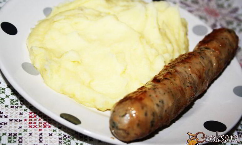 Рецепт картофельное пюре с плавленым сыром и топленым сливочным маслом невесомость