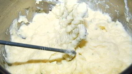 картофельное пюре с жареными шампиньонами