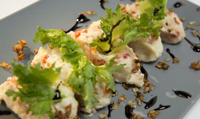 Рецепт картофельное пюре со сладким перцем и помидорами