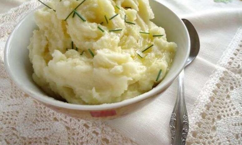 Рецепт картофельное пюре со сливочным сыром