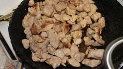 картофельное пюре со свининой