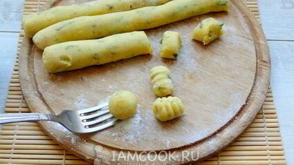 картофельные ньокки с базиликом