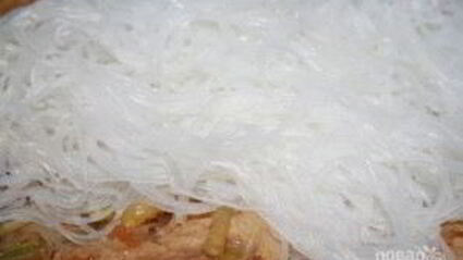 китайская лапша со свининой