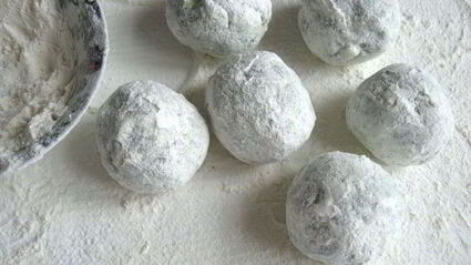 клецки со шпинатом и сыром