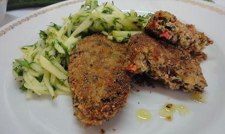 Рецепт фасолевые котлеты с болгарским перцем