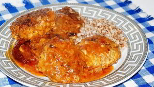 Гречаники в томатном соусе