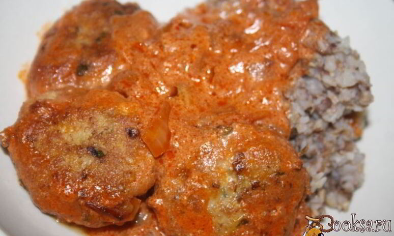 Рецепт индюшиные котлетки со вкусной подливой