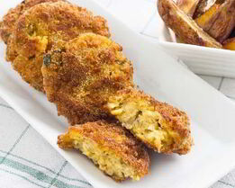 Картофельные котлеты с чили