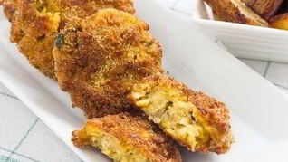 Картофельные котлеты с чили